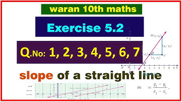 TN 10th std Maths Exercise 5.2 Q.No 1 to 7 chapter 5 . Coordinate Geometry - State Board Syllabus