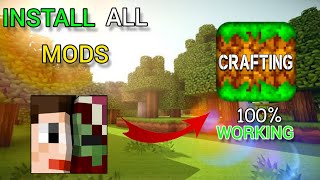 How To Install All Mods For Crafting And Building