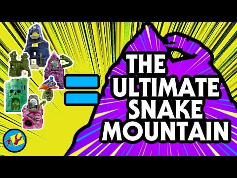 Destroying 6 playsets to make THE ULTIMATE SNAKE MOUNTAIN that’s over 4ft tall!!