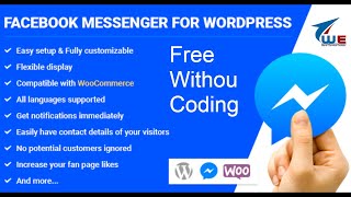 How to add Facebook Page Messenger live chat with WordPress website 2020 | without coding knowledge screenshot 1