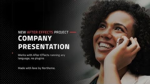 Company Presentation After Effects Templates