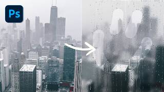 Rainy Window Glass Effect in Photoshop