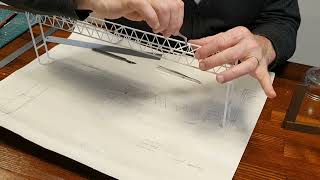 Nell Town Video 21 - The Motorway Part 4 Scratch Building an Overhead Gantry