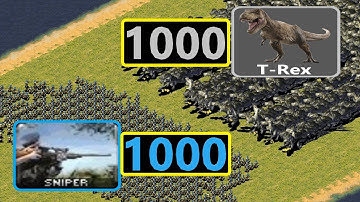 Snipers vs T-Rex - Red Alert 2