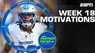 MNF Recap + Week 18 Motivations | Fantasy Focus 🏈