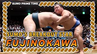 【SUMO'S BREAKOUT STAR】 Fujinokawa Makes Sensational Sekiwake Debut!