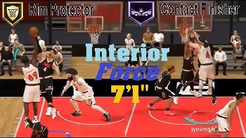 NBA 2K20 Interior Force Center 7