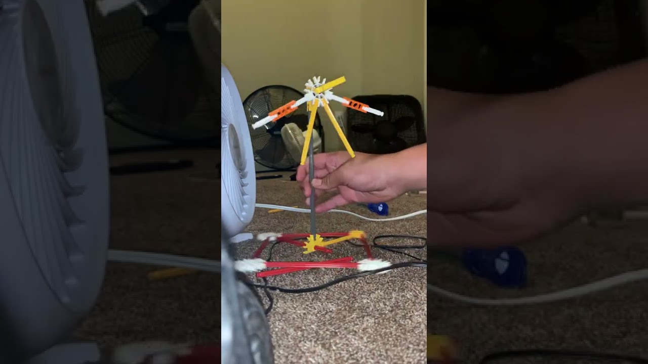 Cheap windmill Table Fan destruction