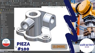 Curso Tutorial de SOLIDWORKS 2022 #1 desde Cero para principiantes, Pieza 100