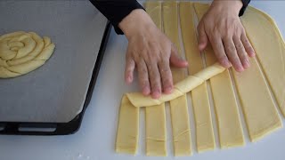 Böylesini Yediniz mi❗Hiç Abartmıyorum❗Bir Yiyen Bir Daha İstiyor❗Kat Kat Çıtır Çıtır Çörek Tarifi