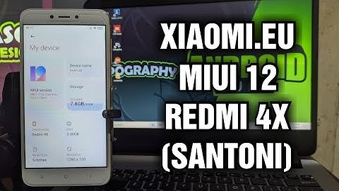 Install & Review Update Custom ROM MIUI 12 by Xiaomi.eu 20.5.21 BETA Redmi 4X (Pie)