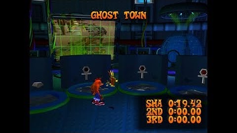 Crash Bandicoot The Wrath of Cortex Ghost Town PlayStation 2