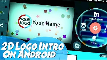 How To Make Logo Popup And Slide Text Intro | 2D Logo Intro | On Android | Kinemaster | Tutorial #12