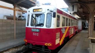 阪堺電車上町線モ501形離站(住吉公園)