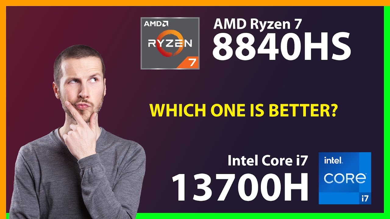 AMD Ryzen 7 8840HS vs INTEL Core i7 13700H Technical Comparison - YouTube