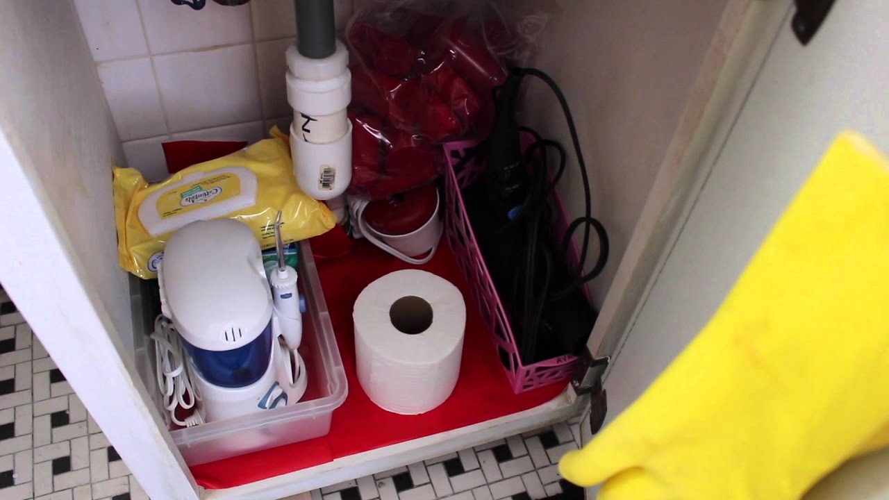 Under the Bathroom Sink Organization | Hip 'n Creative