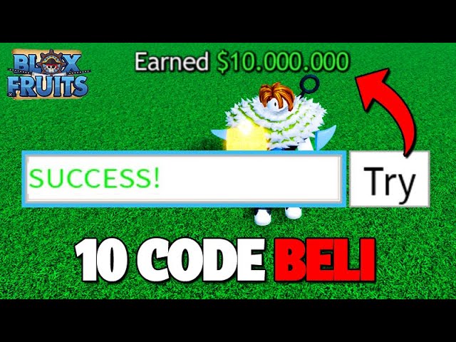 ESSE CODIGO VAI TE DAR DINHEIRO INFINITO NO BLOX FRUITS! code blox fruit 