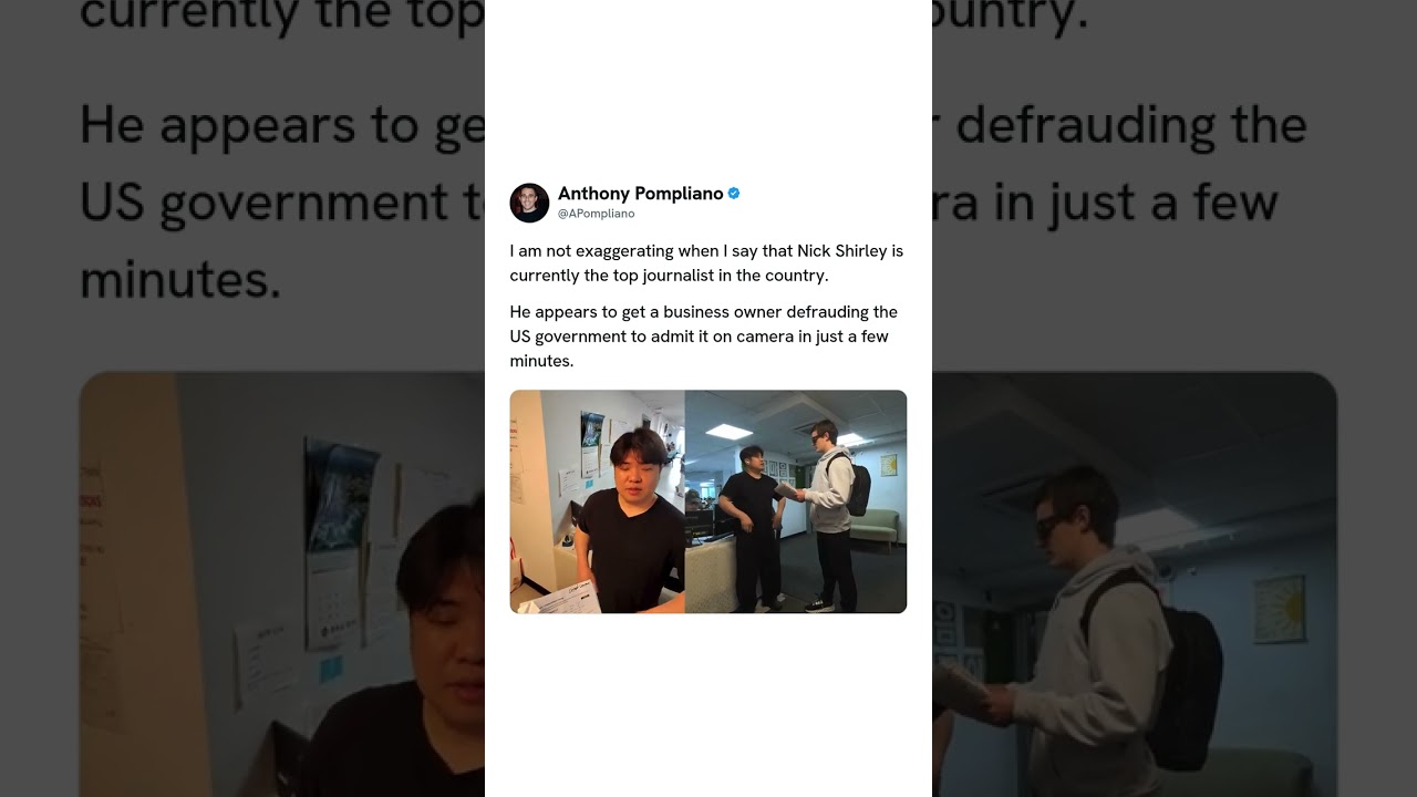 Nick Shirley is the TOP Journalist in America थंबनेल