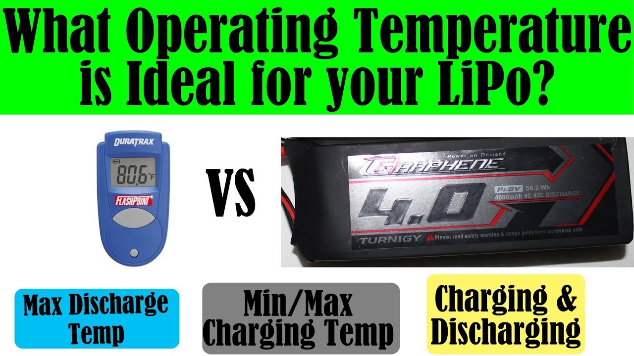 LiPo Battery Temperatures Charging and Discharging YouTube