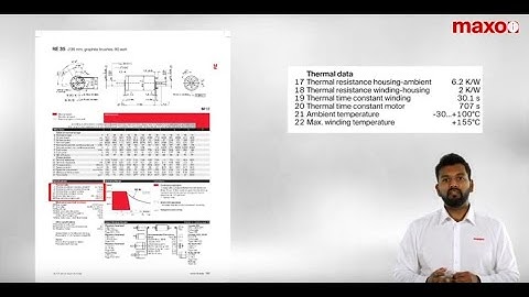 (Subtitled) maxon Datasheets Explained
