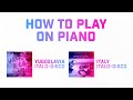 HOW TO PLAY Opatijski Suveniri - Vamos A La Playa / Righeira - Vamos A La Playa ON PIANO