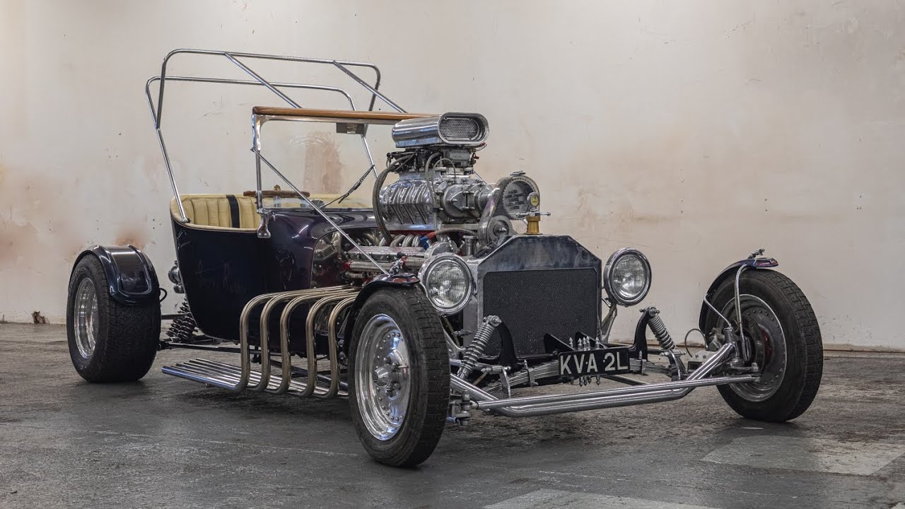 1972 Ford/Jaguar V12-powered Ford T-bucket Hot Rod - YouTube