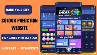 How to Create Own Tiranga Color game website | Color prediction Game source code Setup