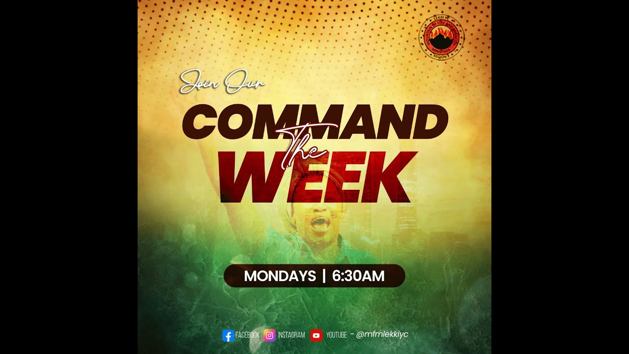 Command The Week Prayers | Virtual Gathering | November 28th, 2022 ...