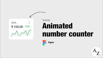 Making an animated number counter in Figma (easiest way)