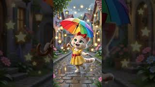 🐱🌧️ Lily Kitten’s Rainy Day Adventure ☔✨ Cute Cat Short