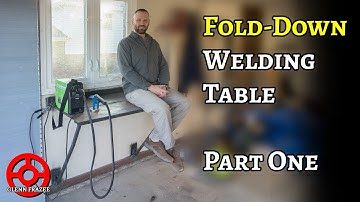 The Best Small Workspace Welding Table | Part 1 | Making a Fold-Down Welding Table