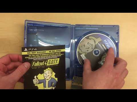 Fallout 4 Game of the Year Edition (GOTY) Unboxing for the Sony Playstation 4 (PS4)