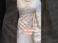 Off white colour  organza saree ,#shorts #viral #trending ￼