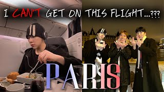 Almost missed our flight to PARIS 🇫🇷 | Air France Business Class