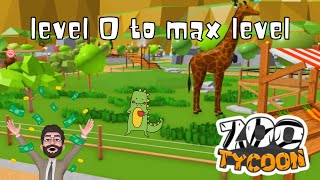 BUILD A MAX LEVEL ZOO - Roblox Zoo Tycoon