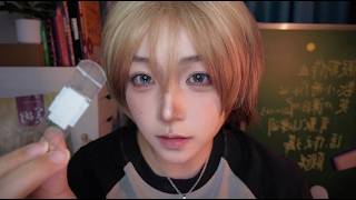 ASMR Tsundere Classmate Patches You Up 🩹 Secret Crush Roleplay | Personal Attention screenshot 3