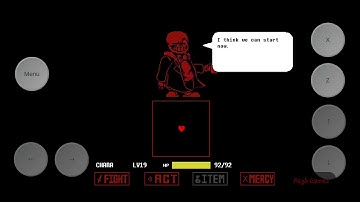 [AUsTale] Sudden Changes Sans New attacks (No debug Mode) (Android)