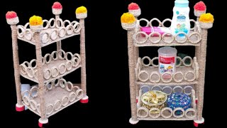 DIY Jute & Cardboard Multipurpose Rack || Room Organization and Storage Ideas || Household Organizer