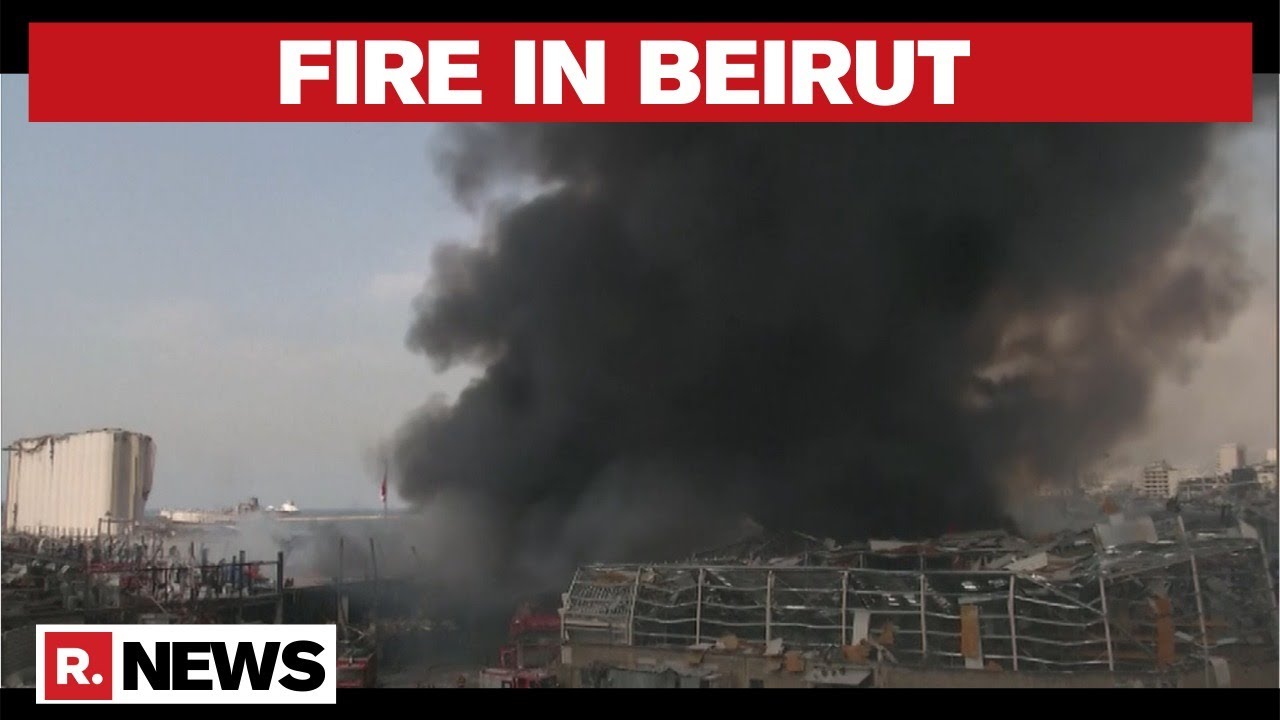 Lebanon: A Month After Massive Explosion, Another Fire Breaks Out In Beirut