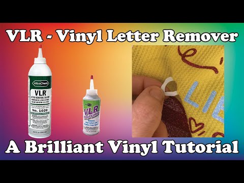 How to Use VLR (Vinyl Letter Remover)