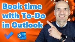 ✅how to book and block time for tasks in outlook