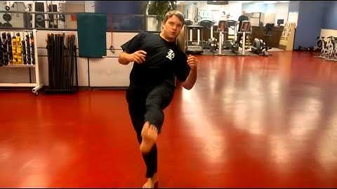 Systema kicking exercises