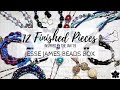 12 Finished Jewelry Pieces  | Jan 2019 Jesse James Beads Box