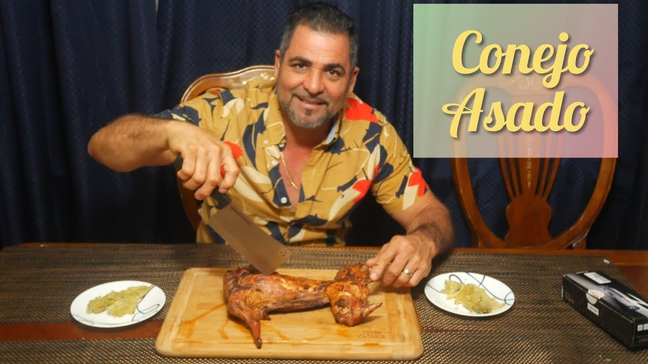 CONEJO EN AJó AL KANKA  |ASADO EN LEÑA| 4K | MR.SABELOTODO