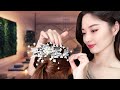 Asmr doing your wedding hair  chinese  western styles