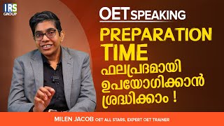 How to effectively use the 3-minute Preparation Time in OET Speaking