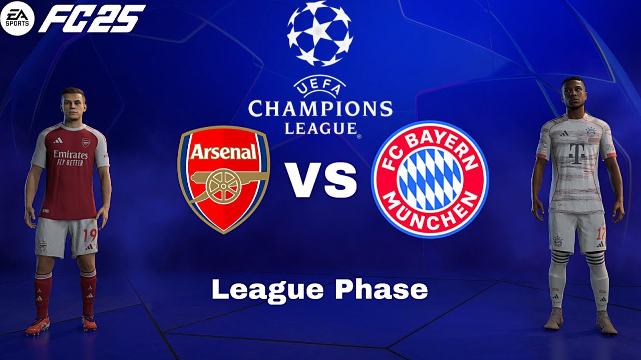 FC25- Arsenal vs Bayern FC | Champions League League Phase 