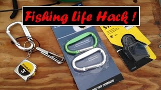 As a budget angler and someone who like to travel light while i fish.
carry my accessories with me at ease, hook up carabiner zip...