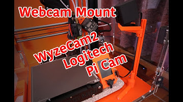Wyzecam (logitech / Pi Cam) Webcam Mount for 3D Printers - Portable, Adjustable Height