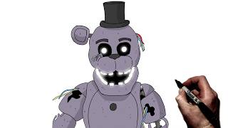 How To Draw Shadow Freddy | Step By Step | FNAF